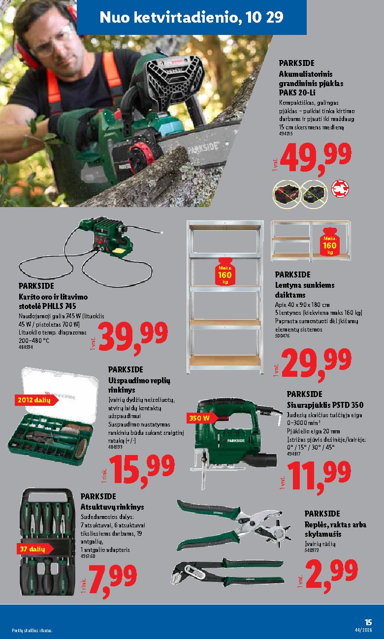 NE MAISTO PREKIŲ PASIŪLYMAI (2026-10-26 - 2026-11-01) | 15