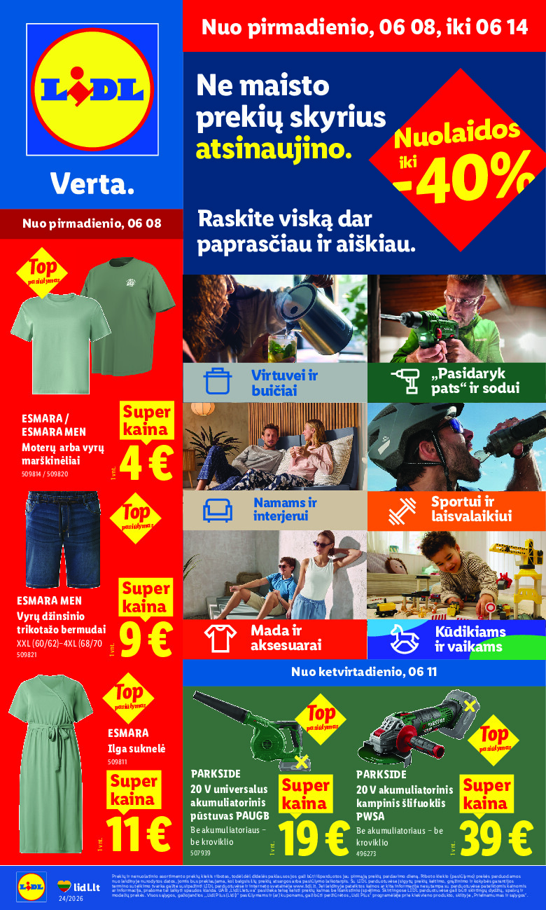 NE MAISTO PREKIŲ PASIŪLYMAI (2026-06-08 - 2026-06-14) | 1