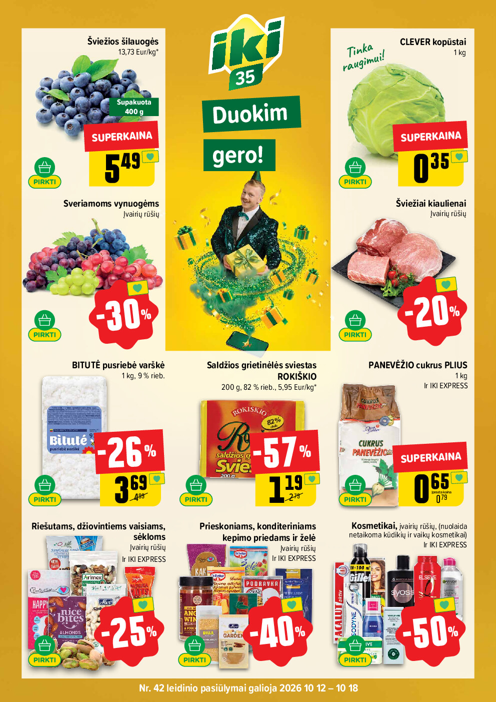 IKI Kainų leidinys Nr. 42 (2026-10-12 - 2026-10-18) | 1