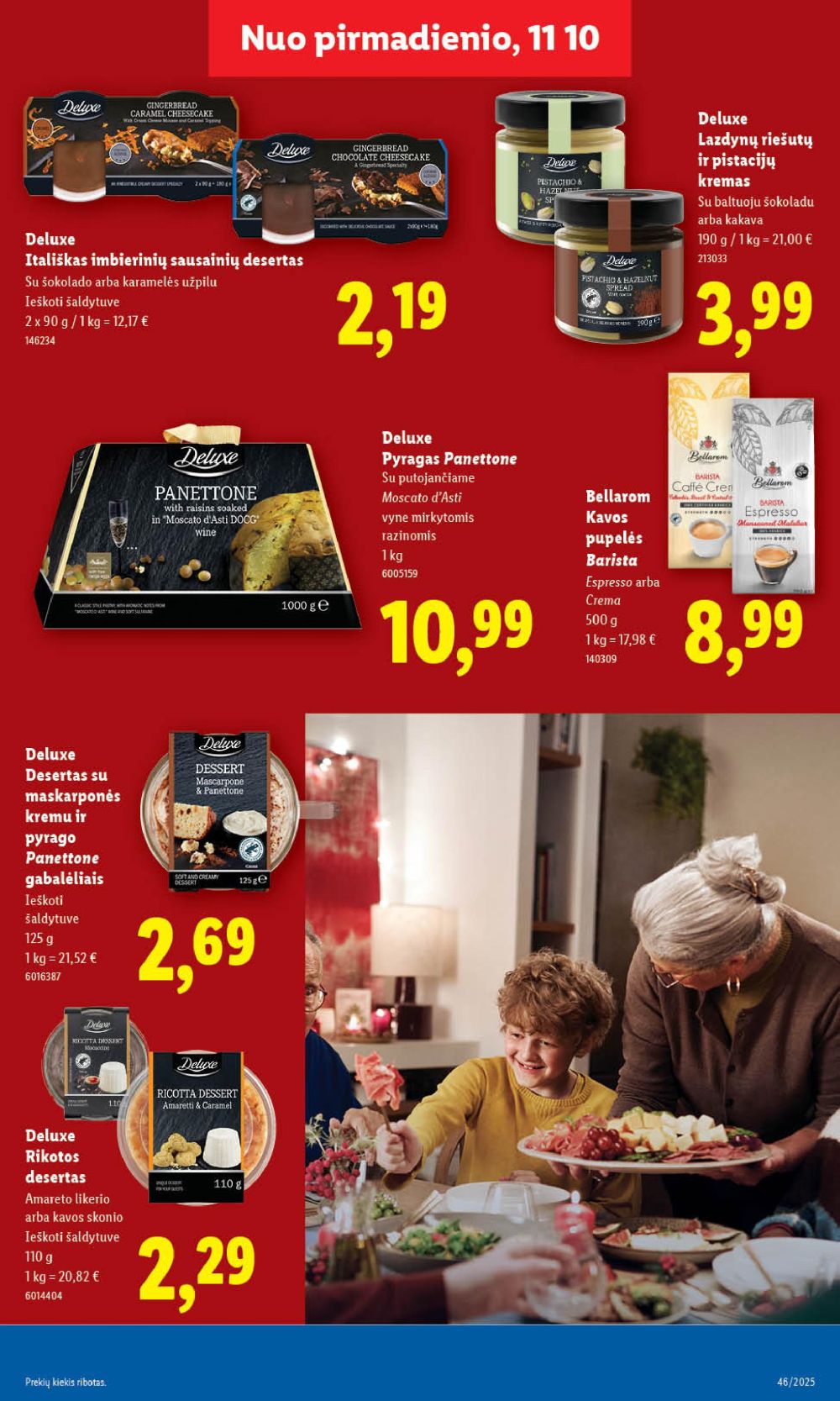 LIDL - Maisto prekių pasiūlymai (2025 11 10 - 2025 11 16) | 11