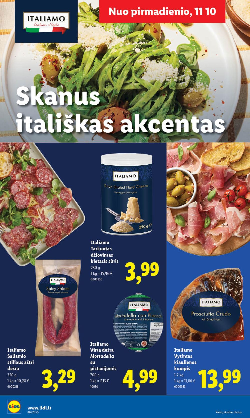 LIDL - Maisto prekių pasiūlymai (2025 11 10 - 2025 11 16) | 12