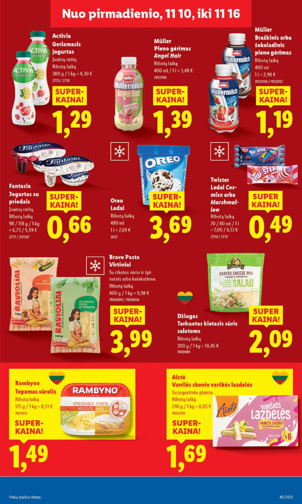 LIDL - Maisto prekių pasiūlymai (2025 11 10 - 2025 11 16) | 21
