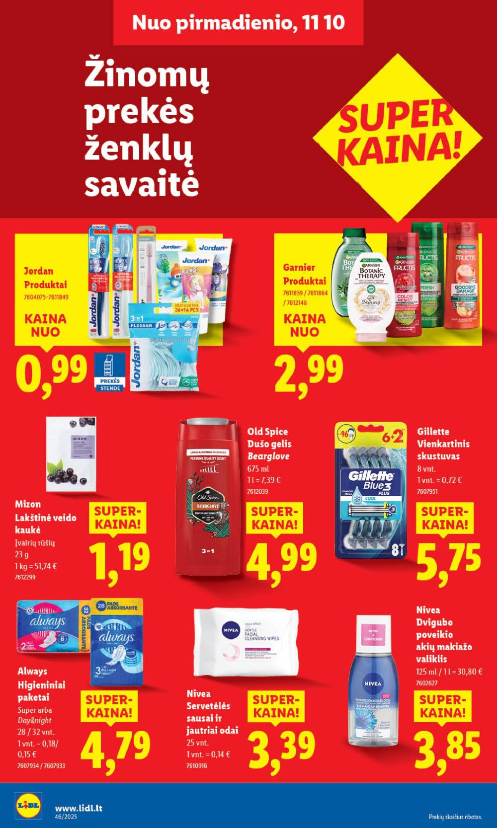 LIDL - Maisto prekių pasiūlymai (2025 11 10 - 2025 11 16) | 28
