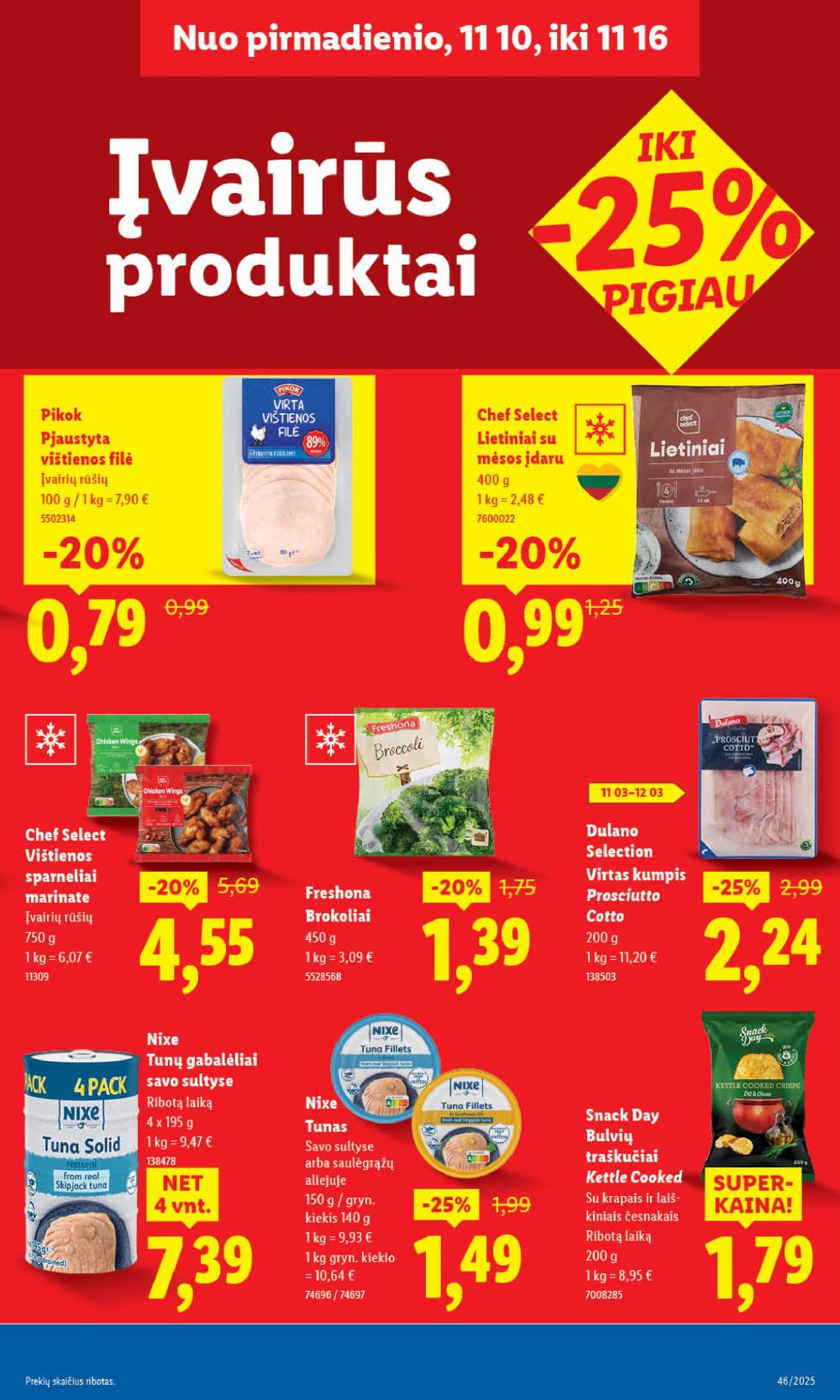 LIDL - Maisto prekių pasiūlymai (2025 11 10 - 2025 11 16) | 31