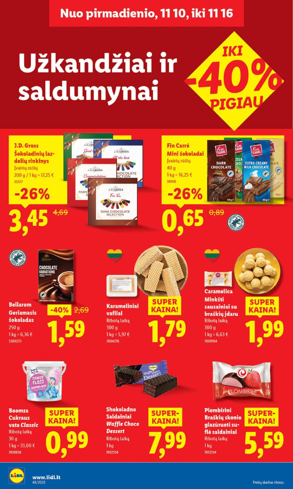 LIDL - Maisto prekių pasiūlymai (2025 11 10 - 2025 11 16) | 32