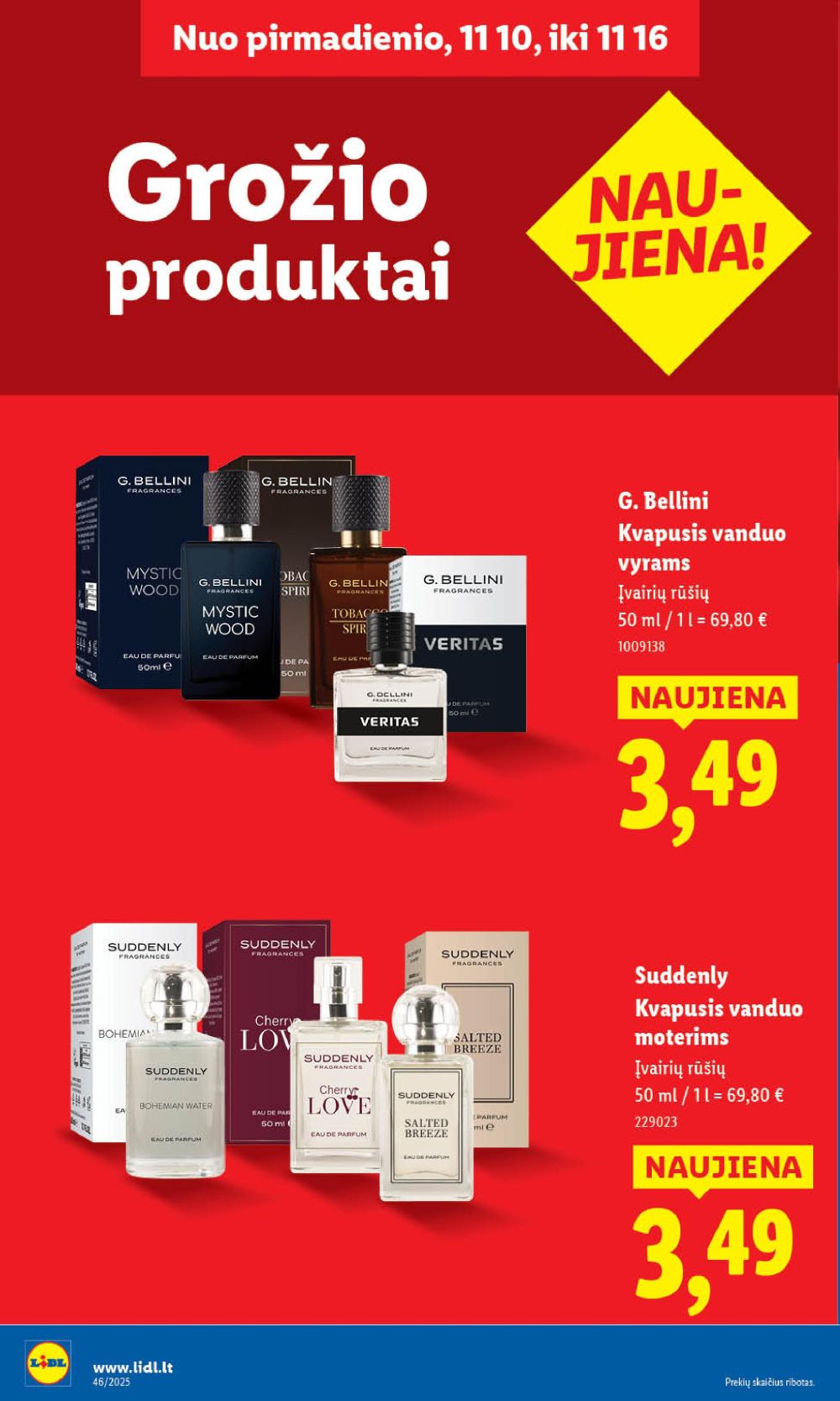 LIDL - Maisto prekių pasiūlymai (2025 11 10 - 2025 11 16) | 36