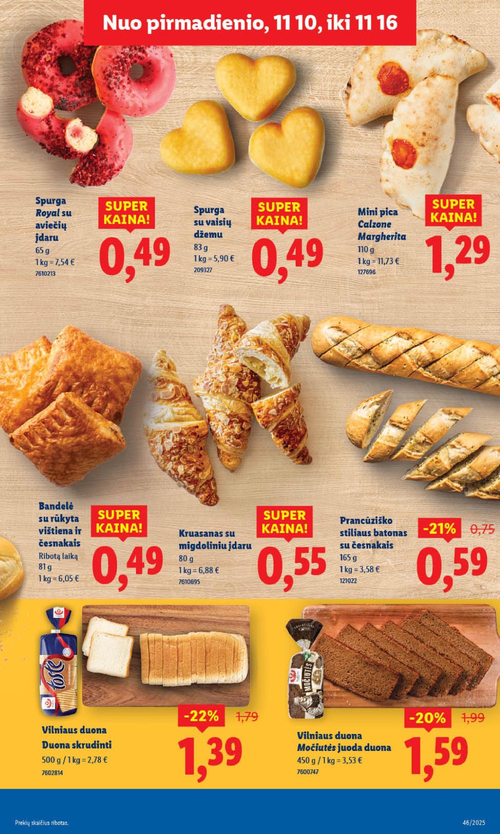LIDL - Maisto prekių pasiūlymai (2025 11 10 - 2025 11 16) | 5