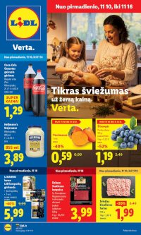 LIDL - Maisto prekių pasiūlymai (2025 11 10 - 2025 11 16)