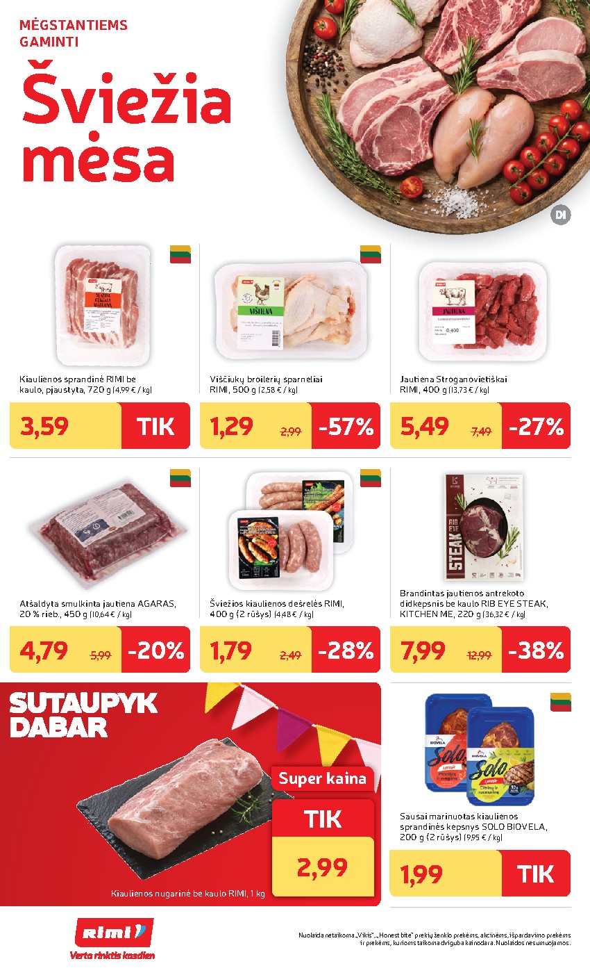 RIMI - Savaitinis akcijų leidinys Nr. 44 (2026-10-27 - 2026-11-02) | 12