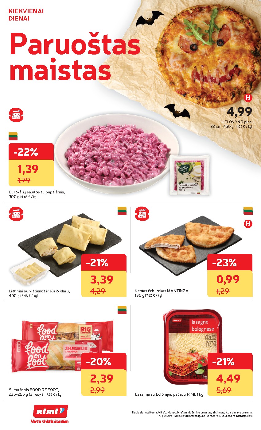 RIMI - Savaitinis akcijų leidinys Nr. 44 (2026-10-27 - 2026-11-02) | 16