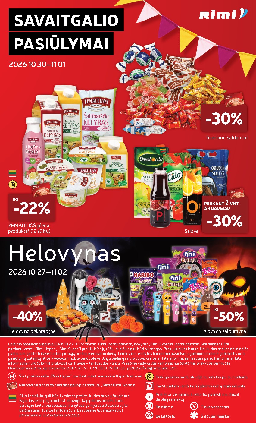 RIMI - Savaitinis akcijų leidinys Nr. 44 (2026-10-27 - 2026-11-02) | 38
