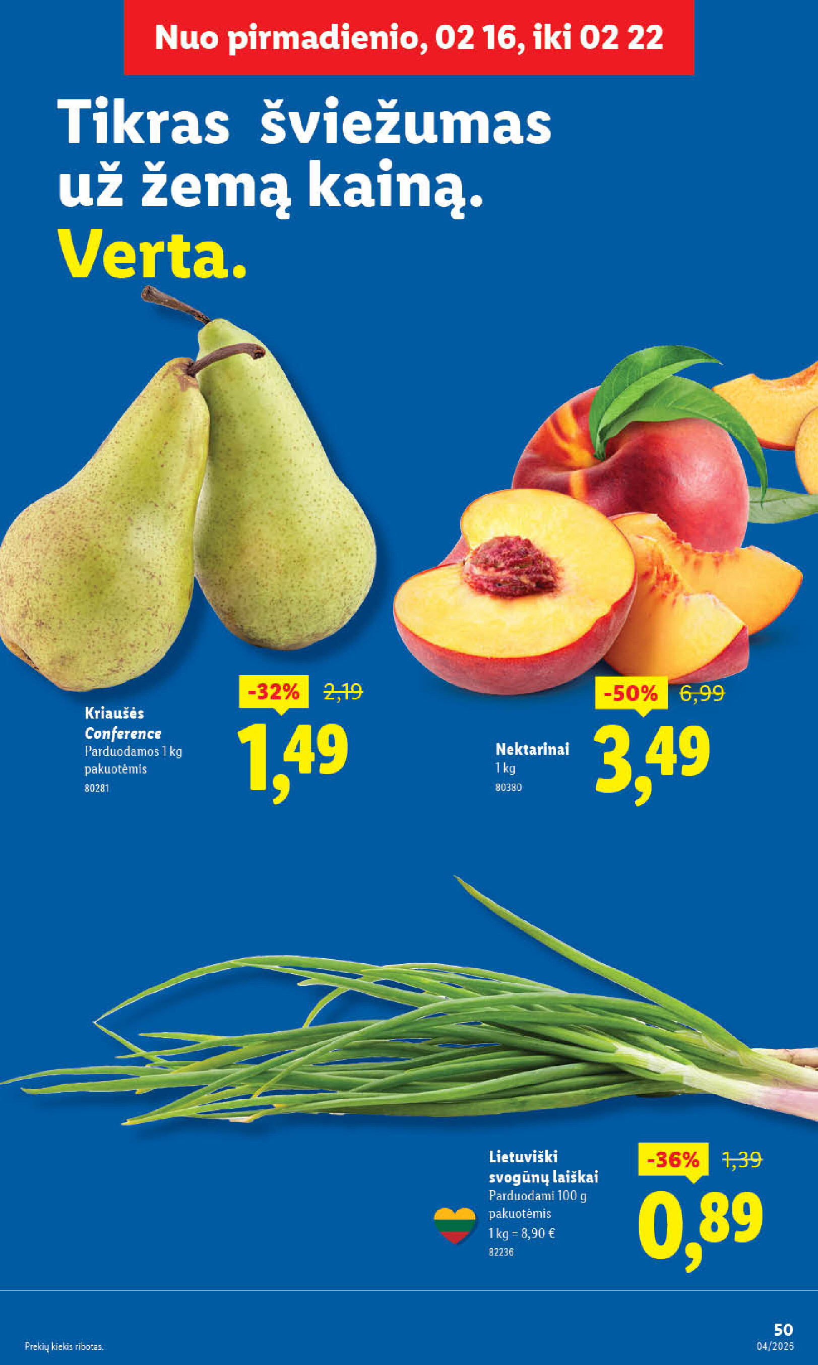 MAISTO PREKIŲ PASIŪLYMAI (2026-02-16 - 2026-02-22) | 5