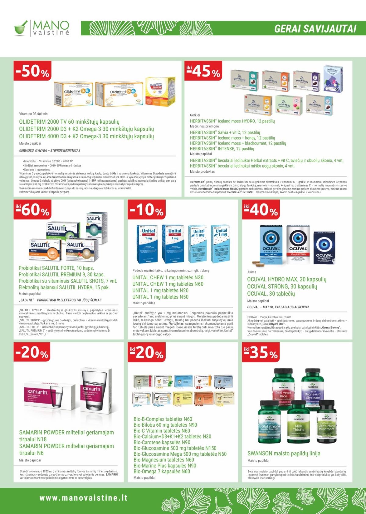MANO VAISTINĖ (2026 03 01 - 2026 03 31) | 14