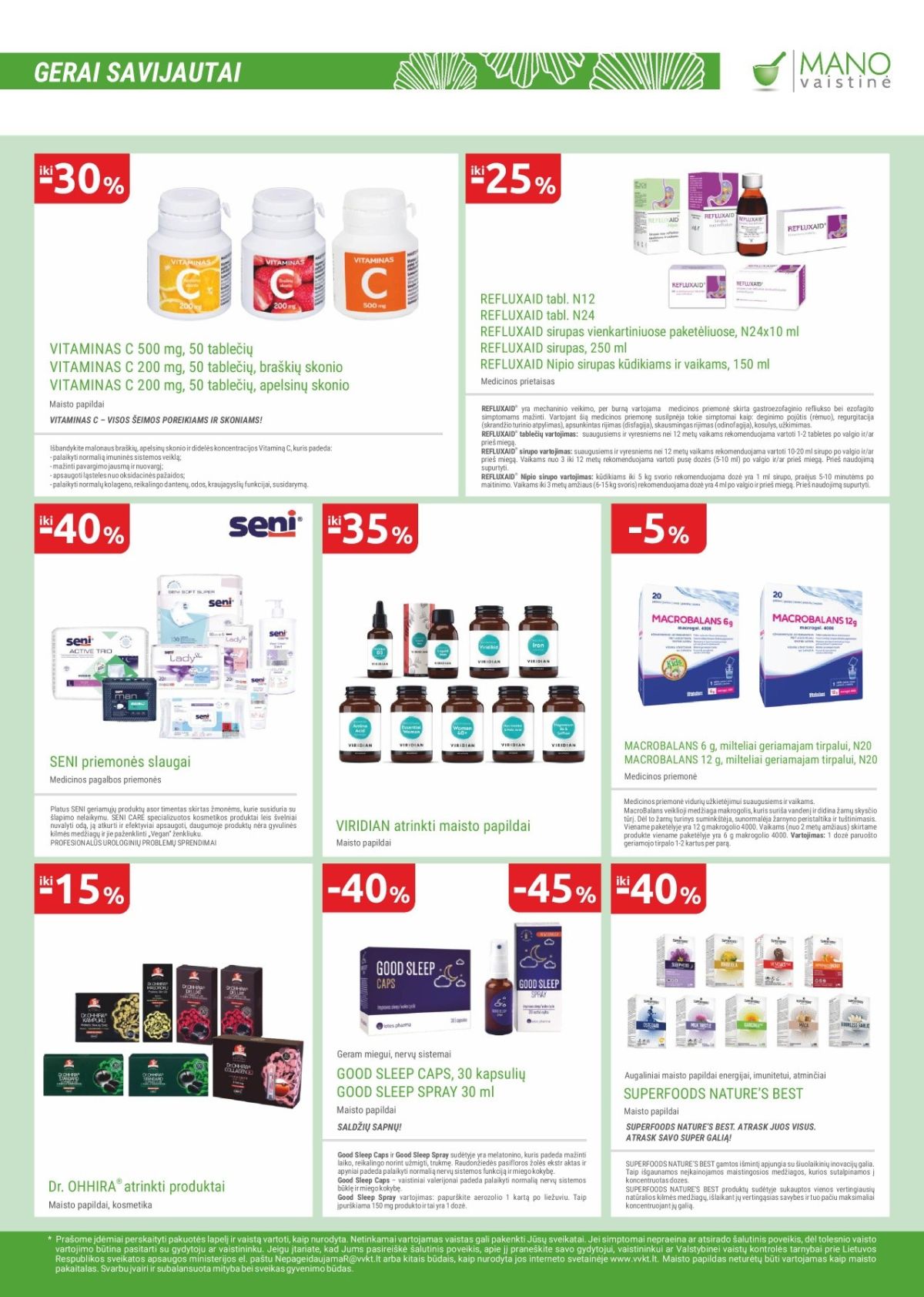 MANO VAISTINĖ (2026 03 01 - 2026 03 31) | 17