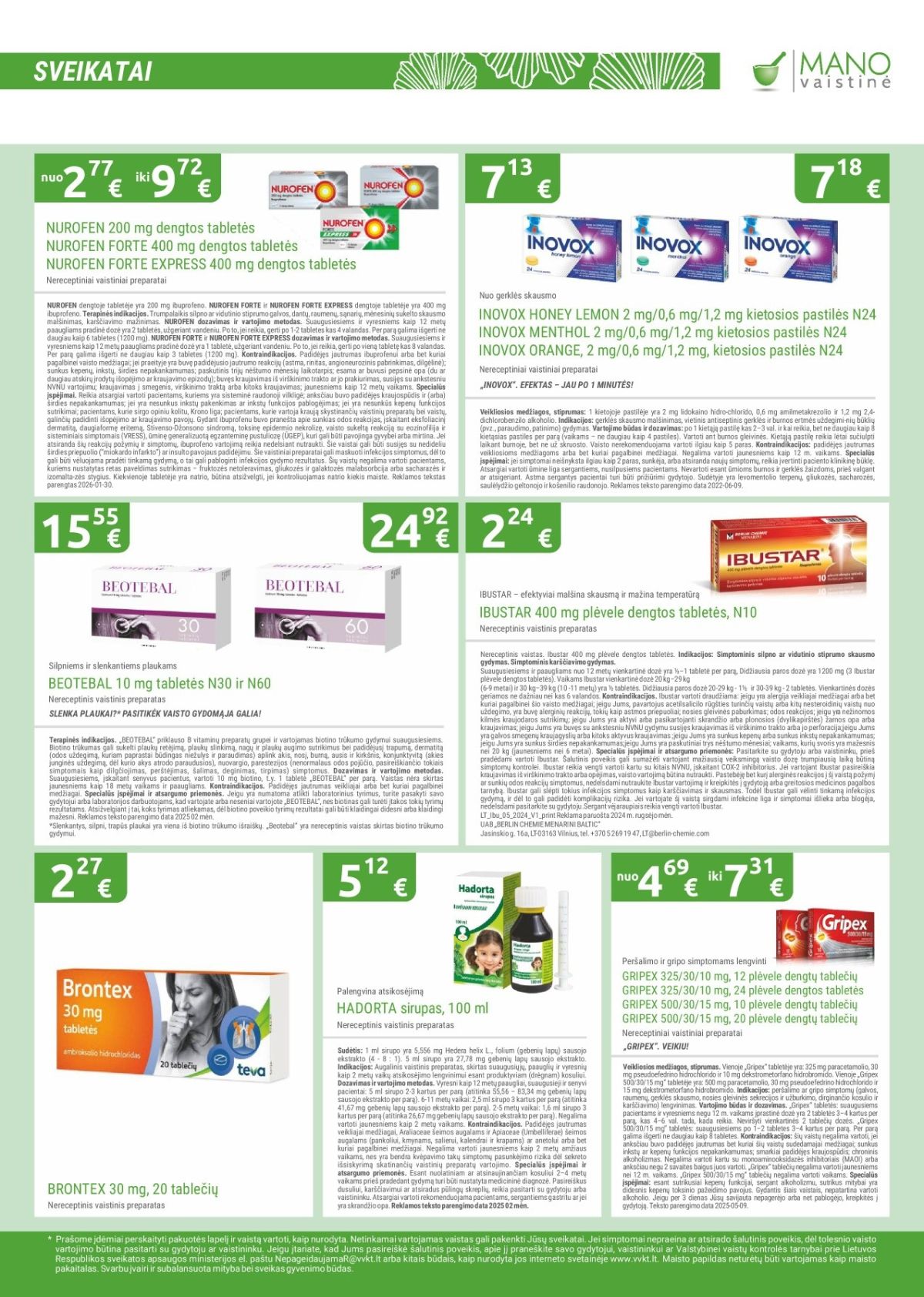 MANO VAISTINĖ (2026 03 01 - 2026 03 31) | 5