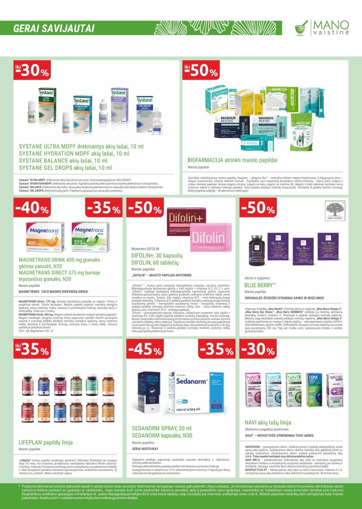 MANO VAISTINĖ (2026 03 01 - 2026 03 31) | 9