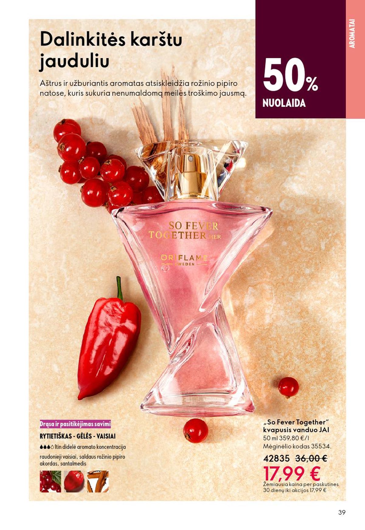 ORIFLAME - Katalogas (2026 03 11 - 2026 03 31) | 39