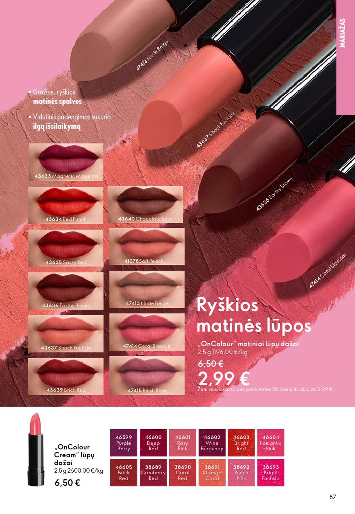 ORIFLAME - Katalogas (2026 03 11 - 2026 03 31) | 87