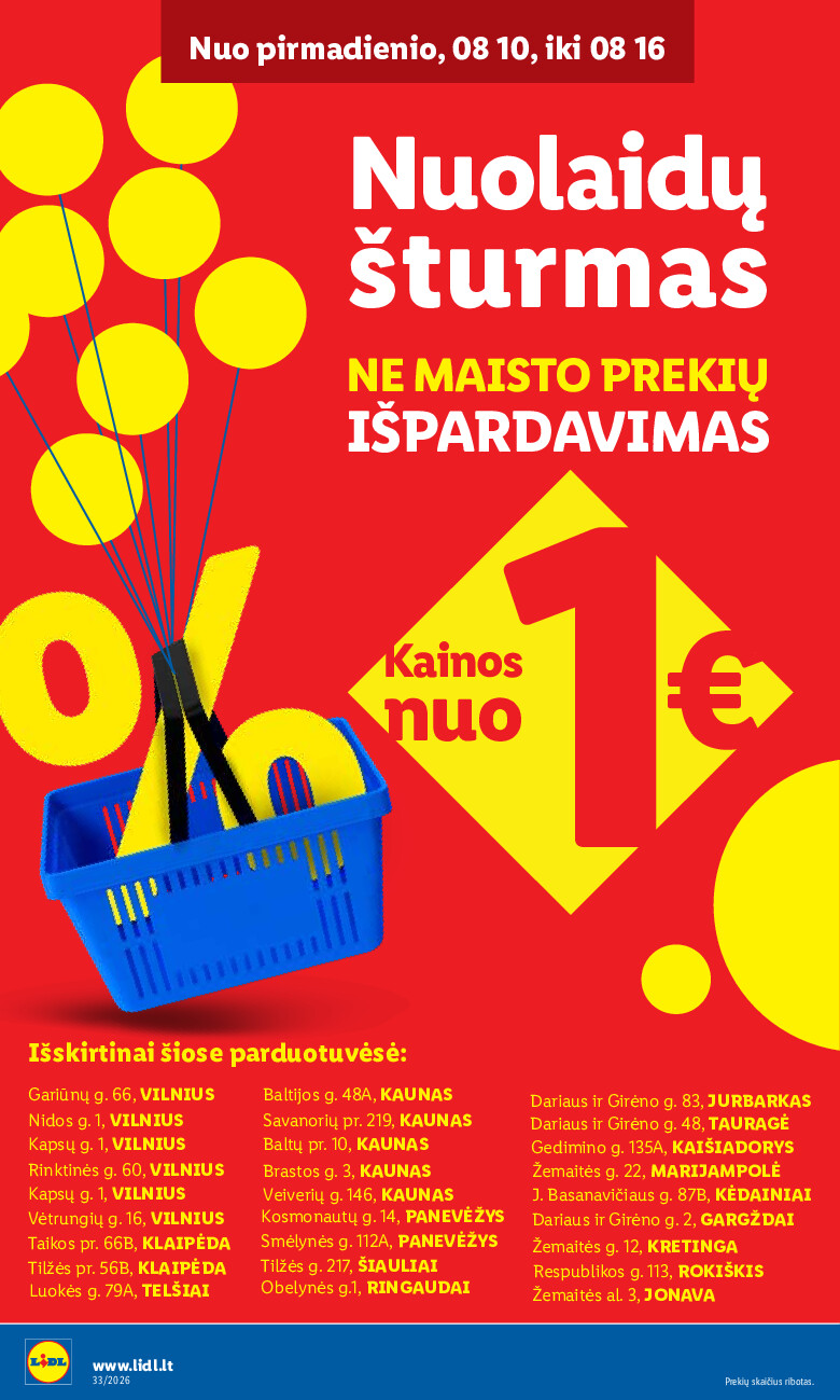 NE MAISTO PREKIŲ PASIŪLYMAI (2026-08-10 - 2026-08-16) | 2