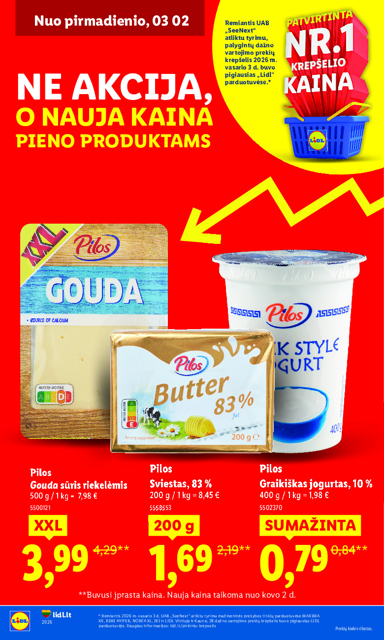 Ne akcija, o nauja kaina (2026-01-05 - 2026-03-09) | 1