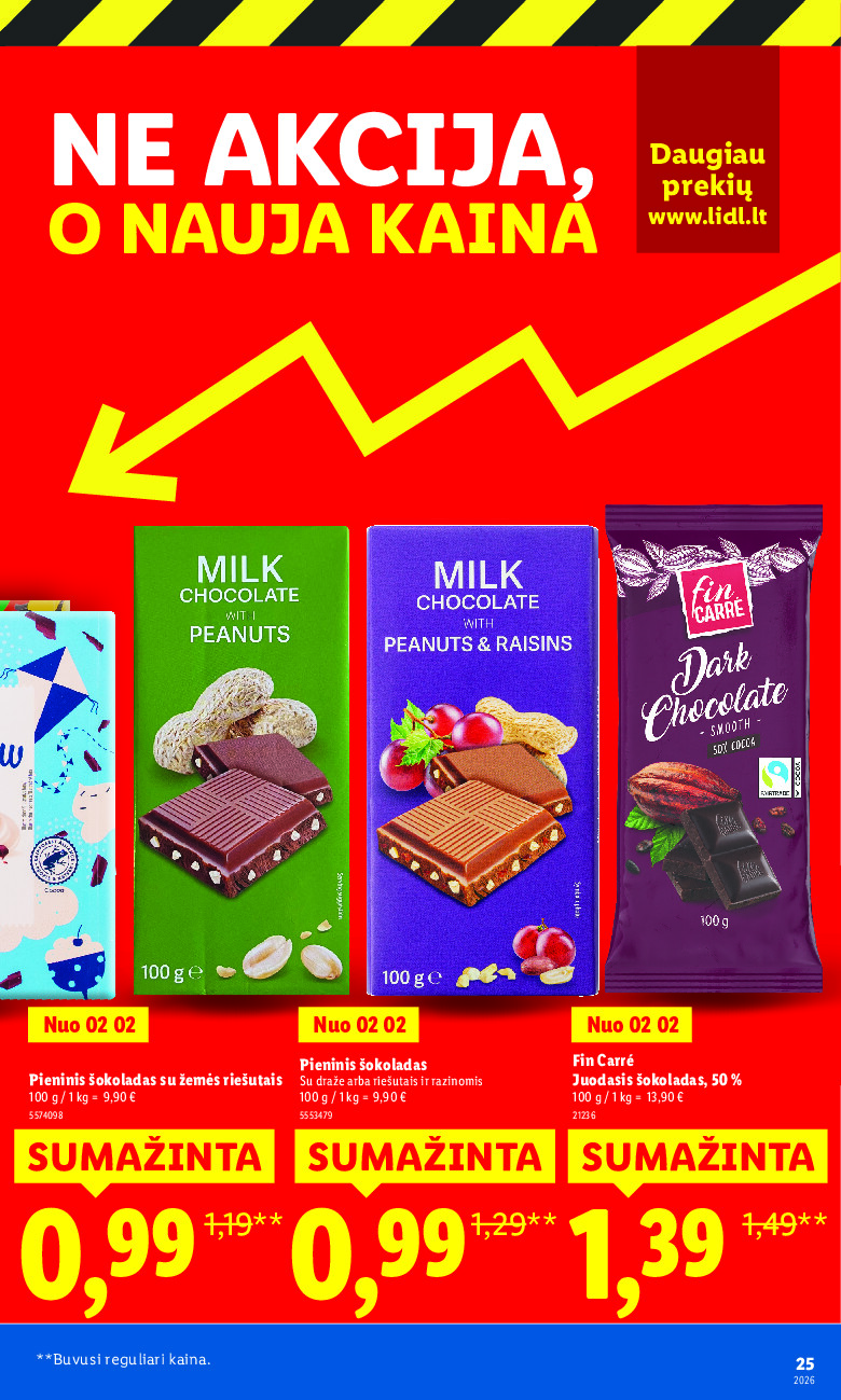 Ne akcija, o nauja kaina (2026-01-05 - 2026-03-09) | 25