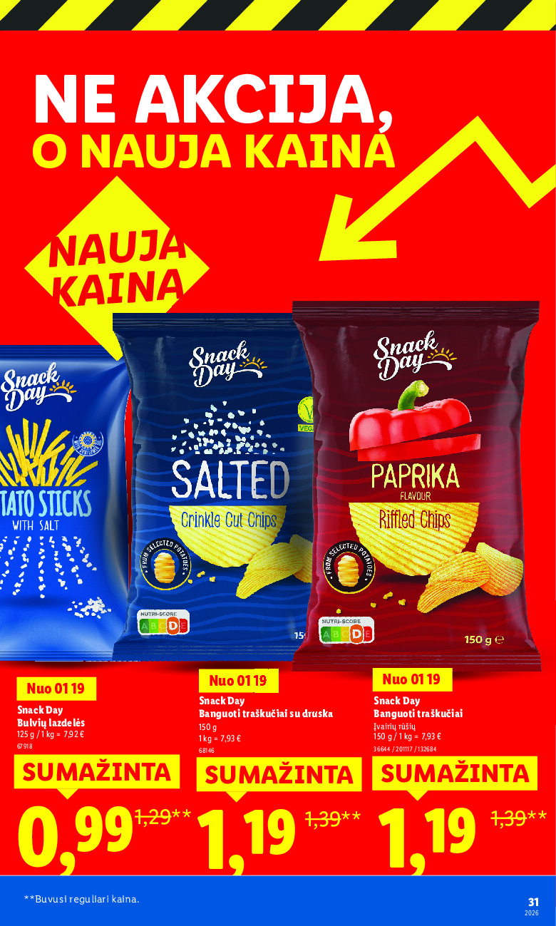 Ne akcija, o nauja kaina (2026-01-05 - 2026-03-09) | 31