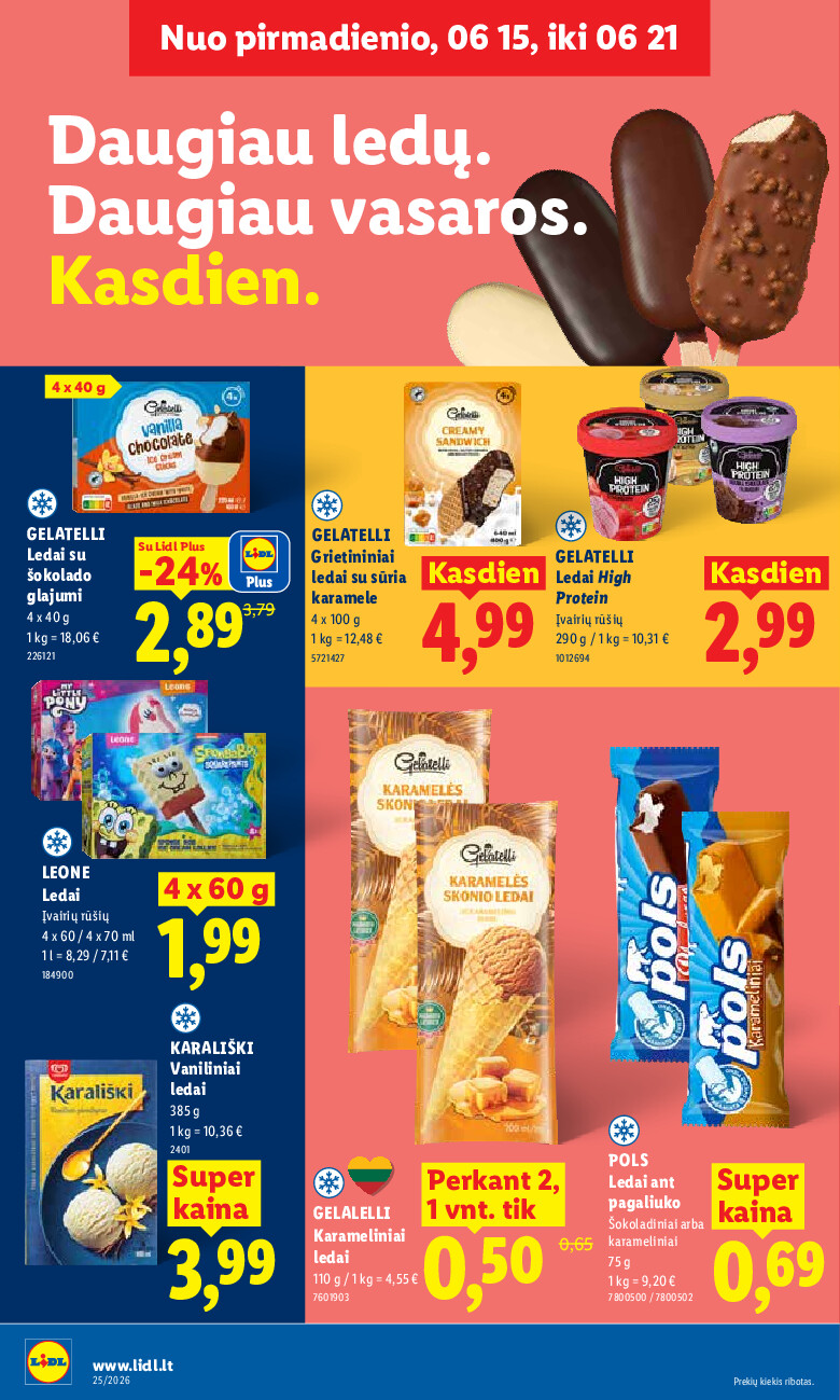 MAISTO PREKIŲ PASIŪLYMAI (2026-06-15 - 2026-06-21) | 22