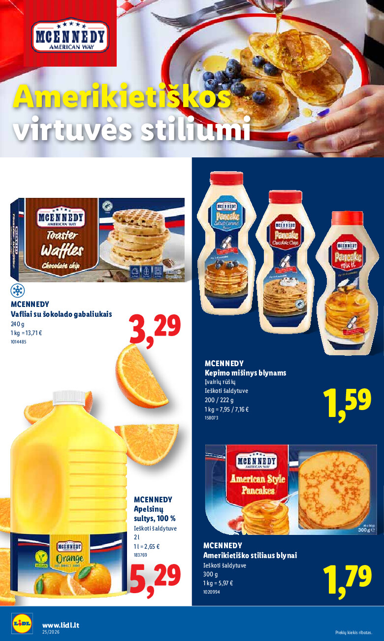 MAISTO PREKIŲ PASIŪLYMAI (2026-06-15 - 2026-06-21) | 26