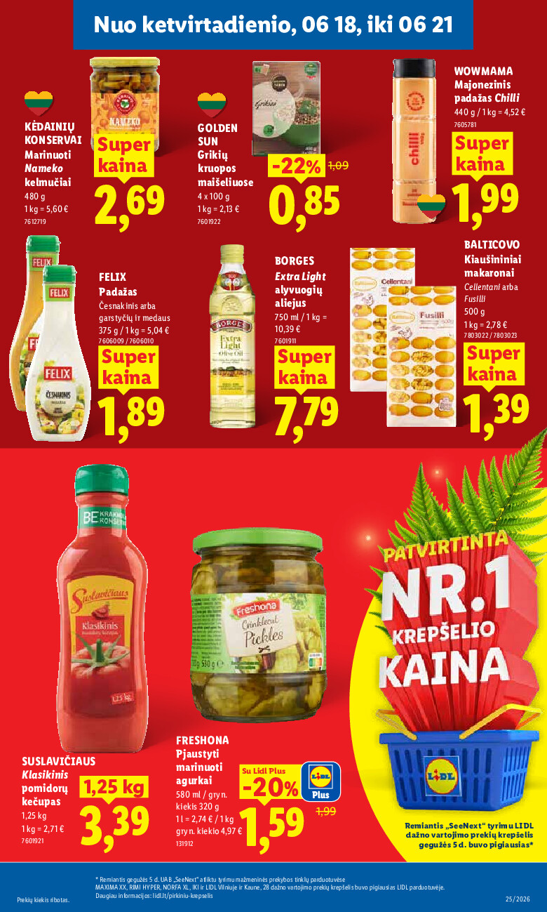 MAISTO PREKIŲ PASIŪLYMAI (2026-06-15 - 2026-06-21) | 33