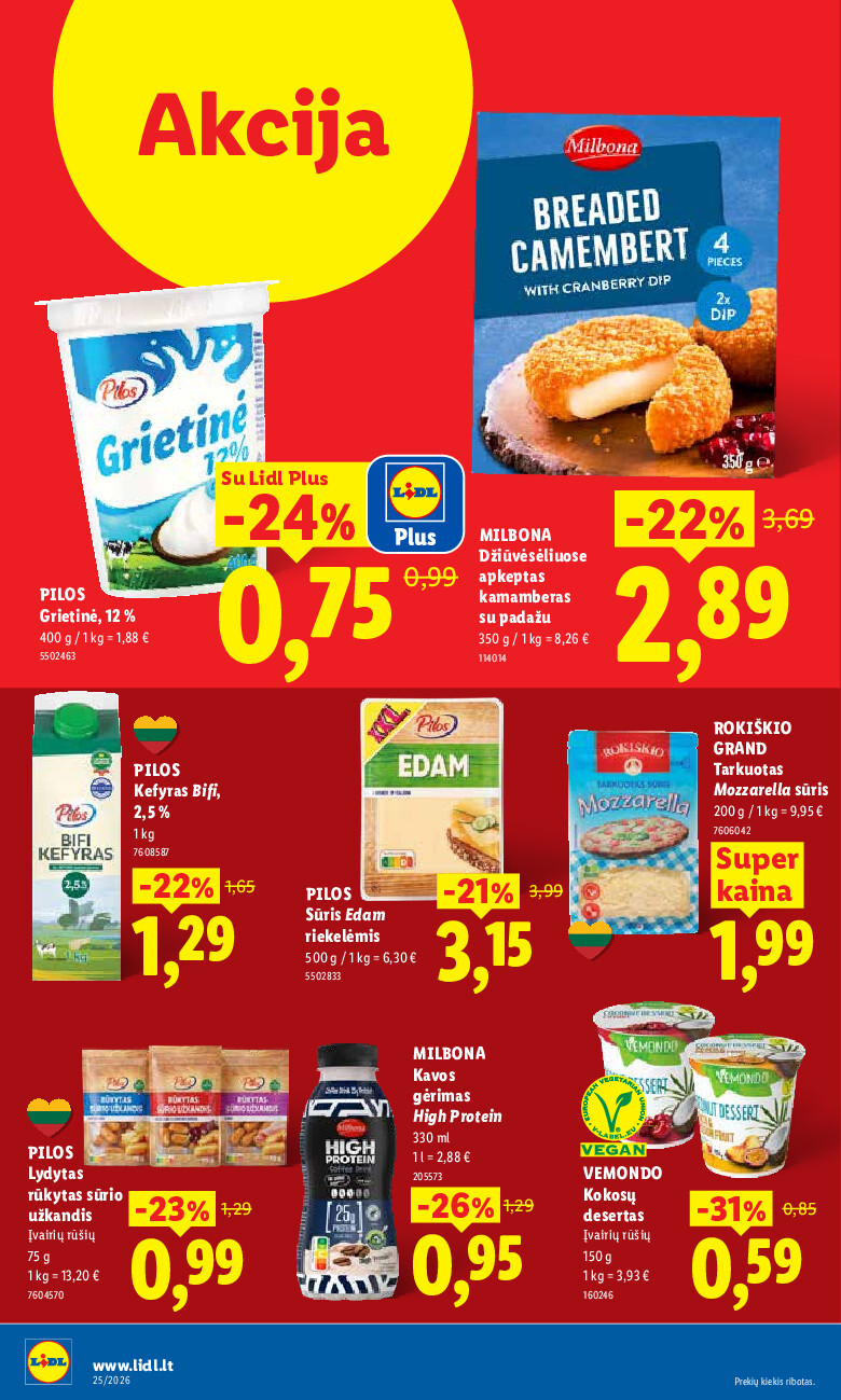 MAISTO PREKIŲ PASIŪLYMAI (2026-06-15 - 2026-06-21) | 34