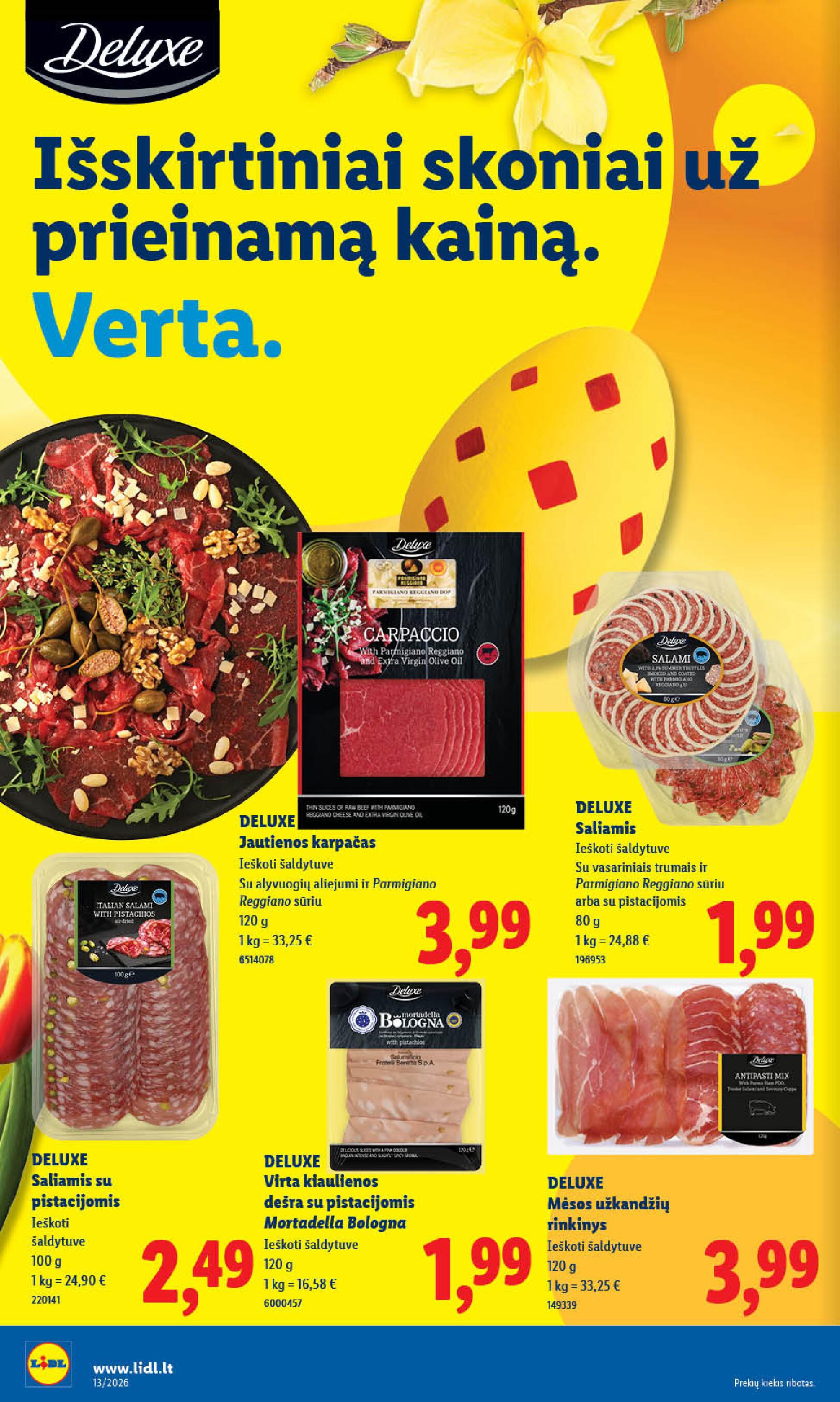 MAISTO PREKIŲ PASIŪLYMAI (2026-03-23 - 2026-03-29) | 10