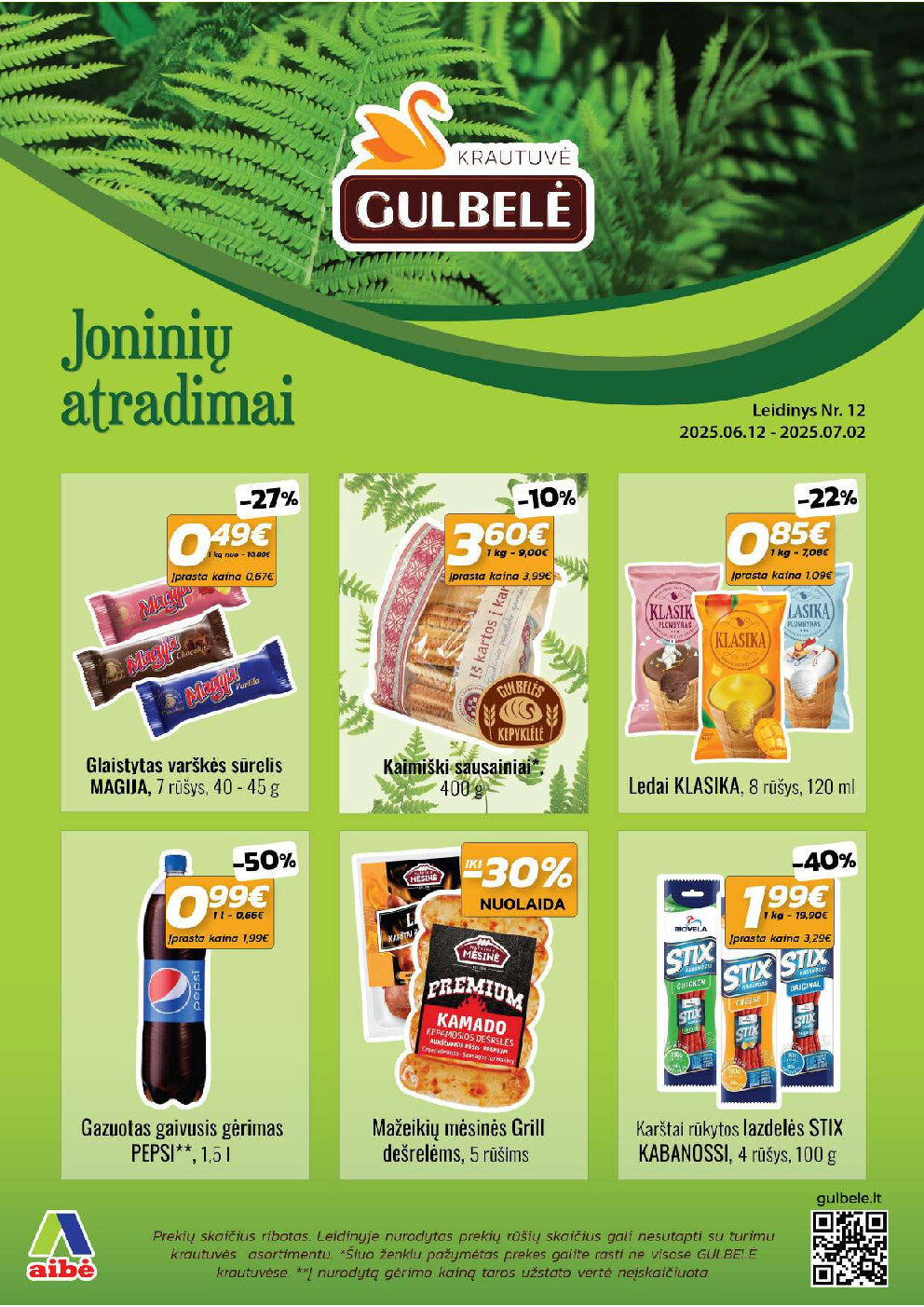 Gulbelės leidinys Nr. 12 (2025-06-12 - 2025-07-02) | 1