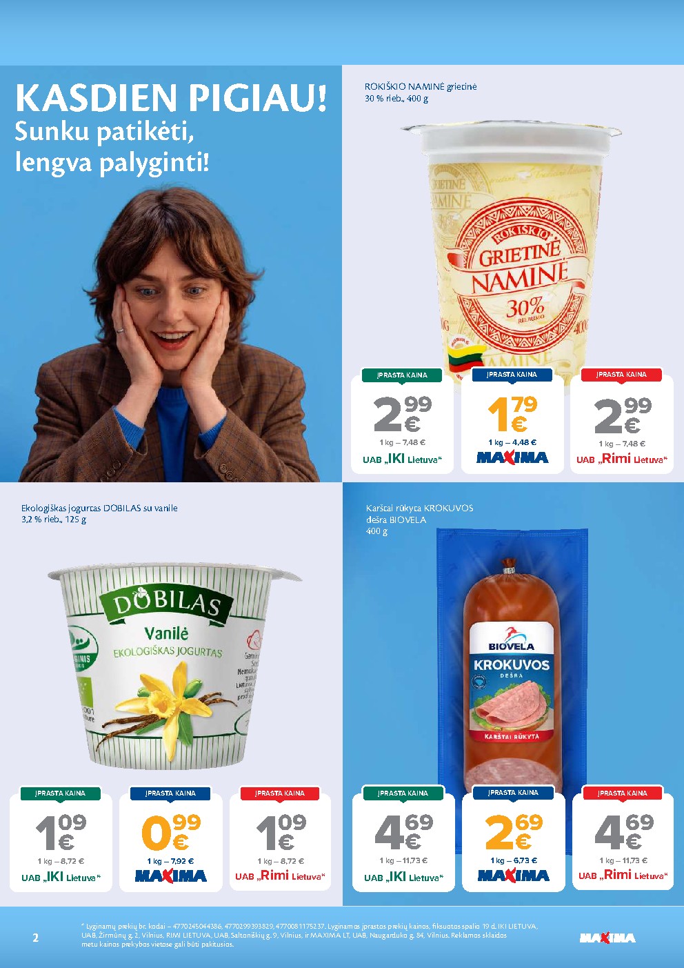 MAXIMA - AČIŪ savaitinis leidinys Nr. 44 (2026-10-27 - 2026-11-02) | 2