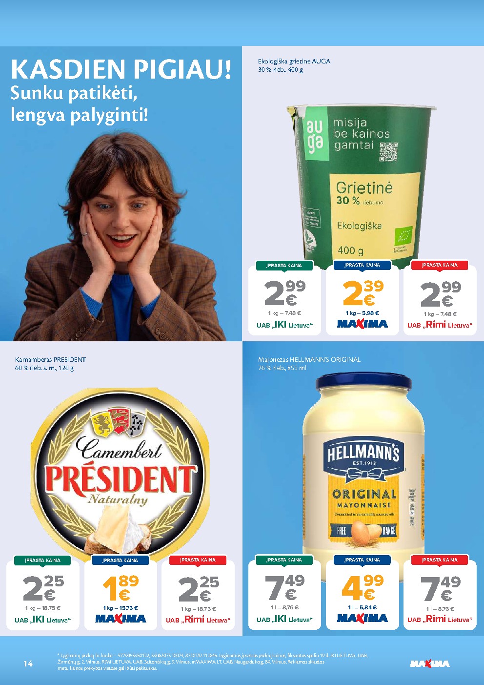 MAXIMA - AČIŪ savaitinis leidinys Nr. 44 (2026-10-27 - 2026-11-02) | 14