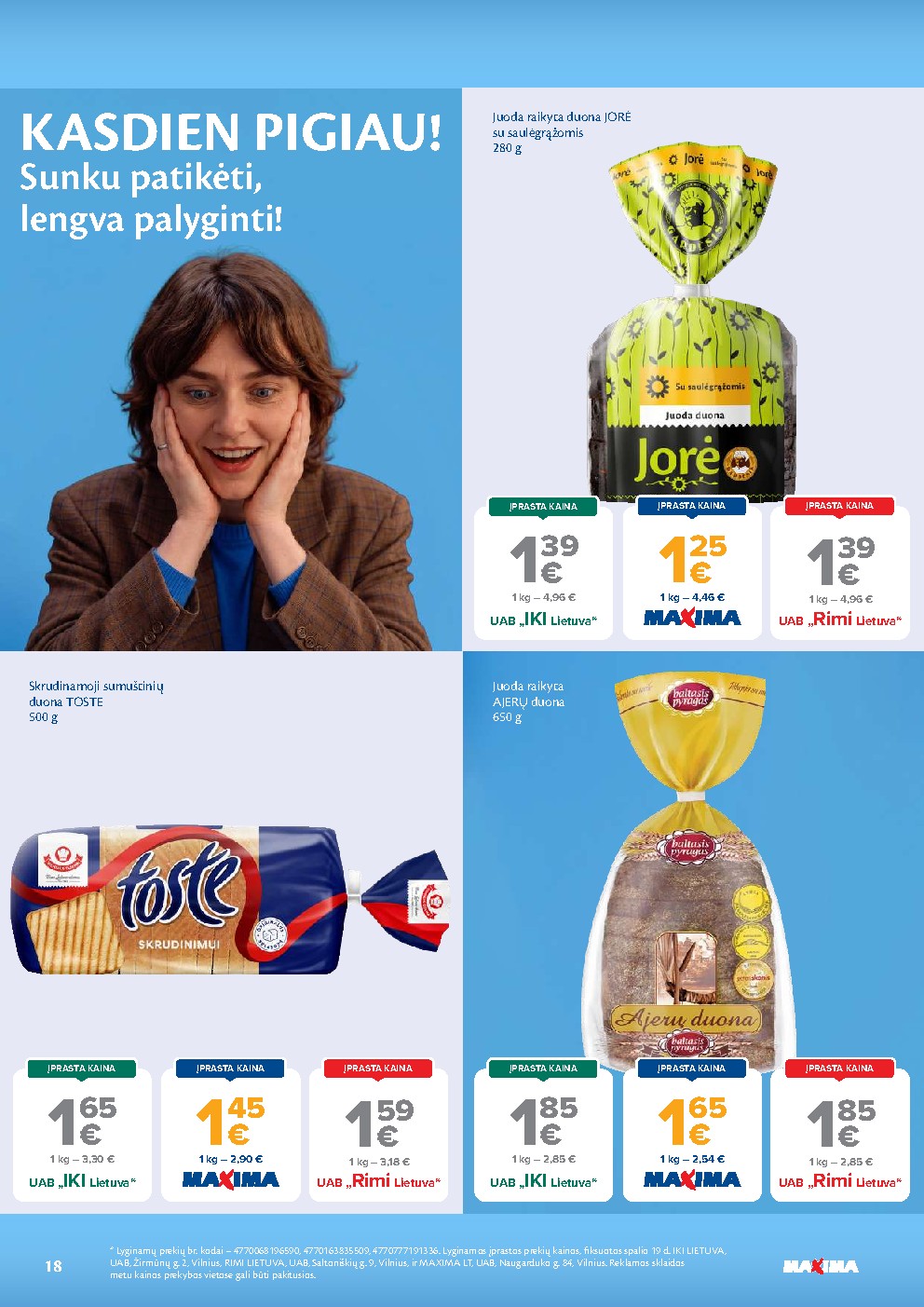 MAXIMA - AČIŪ savaitinis leidinys Nr. 44 (2026-10-27 - 2026-11-02) | 18