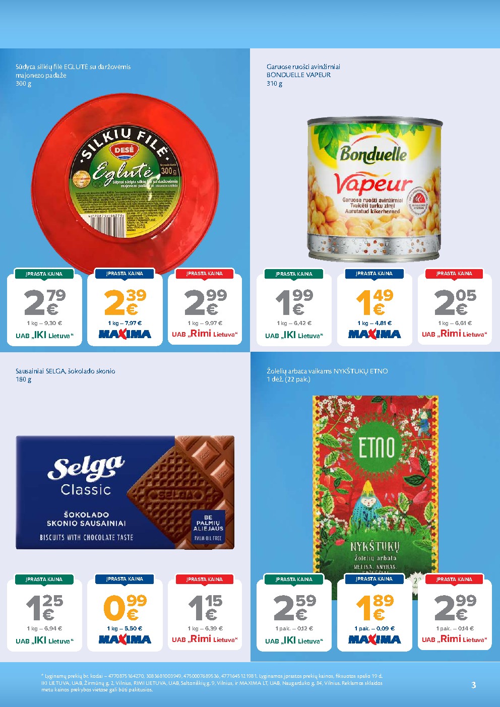 MAXIMA - AČIŪ savaitinis leidinys Nr. 44 (2026-10-27 - 2026-11-02) | 3