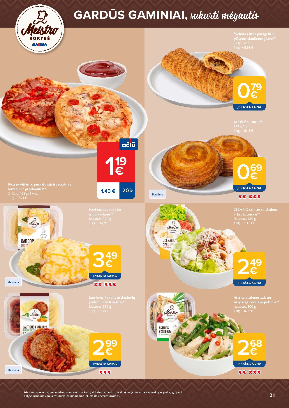 MAXIMA - AČIŪ savaitinis leidinys Nr. 44 (2026-10-27 - 2026-11-02) | 21