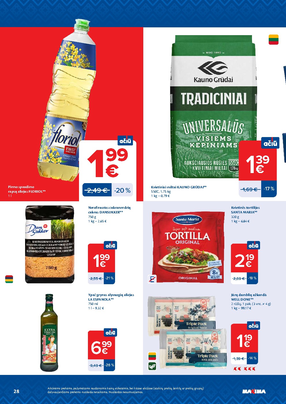 MAXIMA - AČIŪ savaitinis leidinys Nr. 44 (2026-10-27 - 2026-11-02) | 28