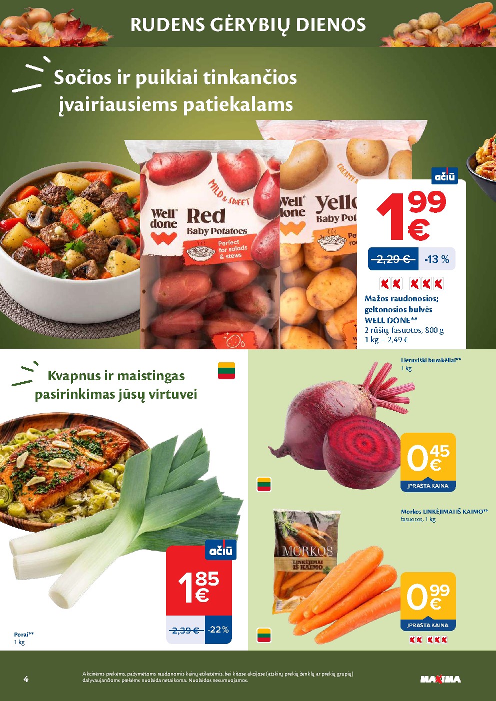 MAXIMA - AČIŪ savaitinis leidinys Nr. 44 (2026-10-27 - 2026-11-02) | 4