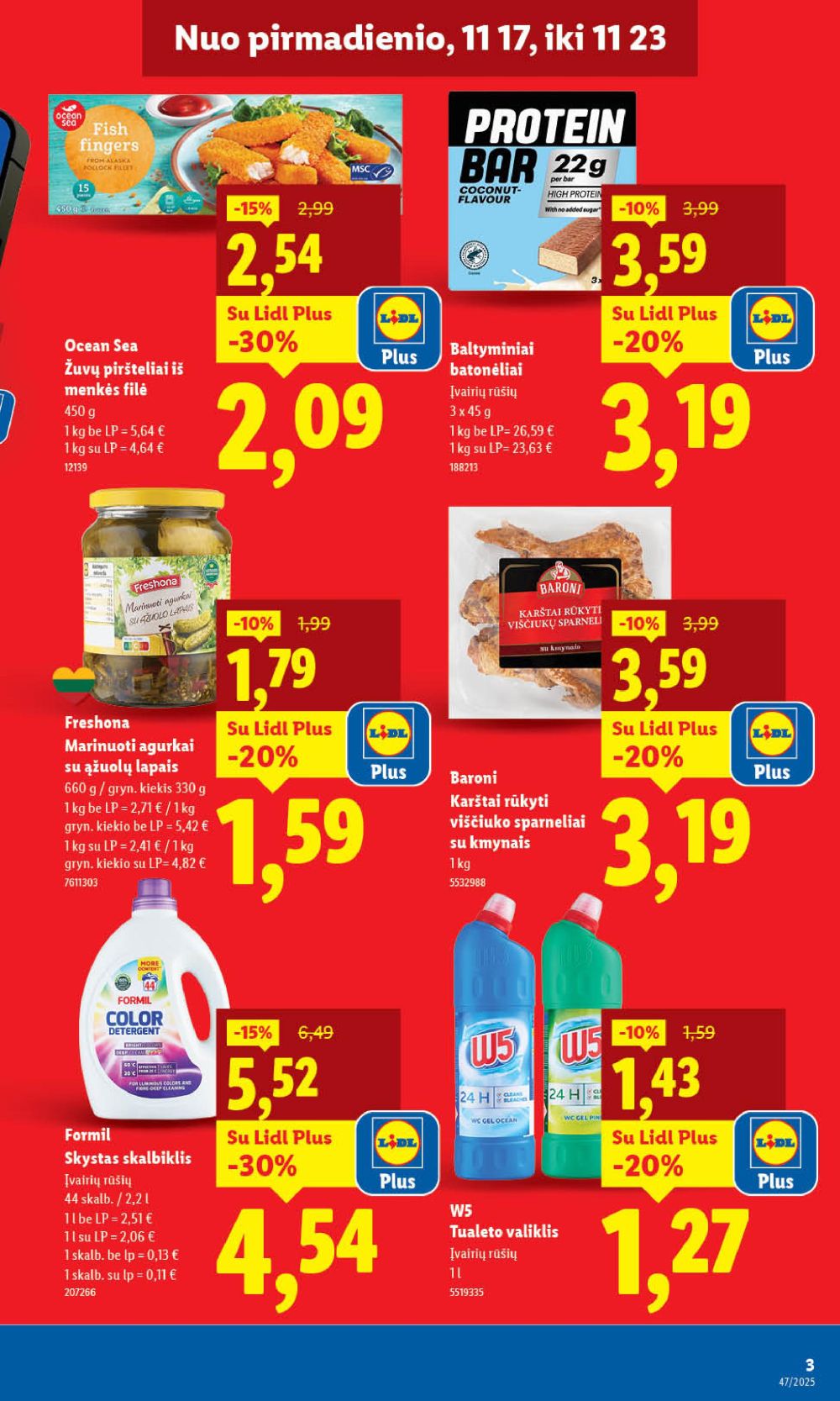 LIDL - Maisto prekių pasiūlymai (2025 11 17 - 2025 11 23) | 3