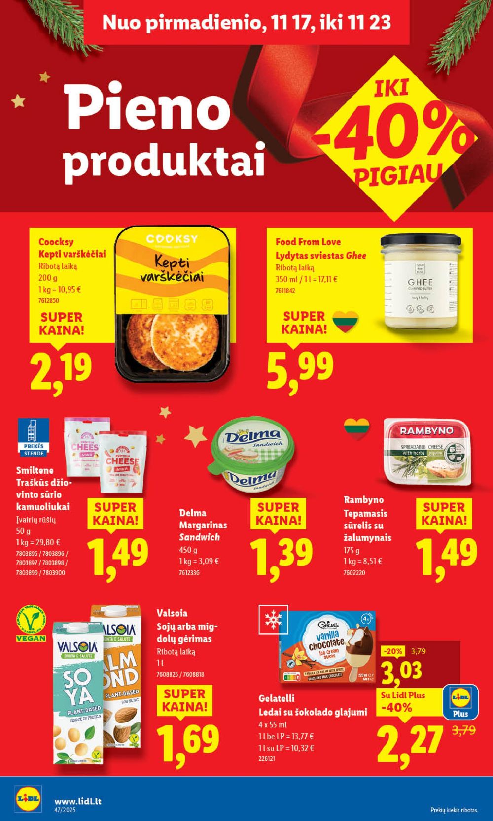 LIDL - Maisto prekių pasiūlymai (2025 11 17 - 2025 11 23) | 26