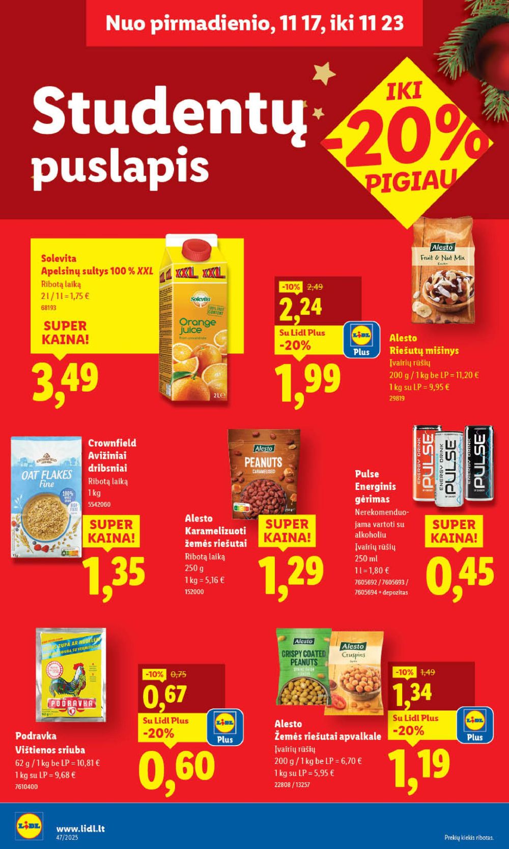 LIDL - Maisto prekių pasiūlymai (2025 11 17 - 2025 11 23) | 36
