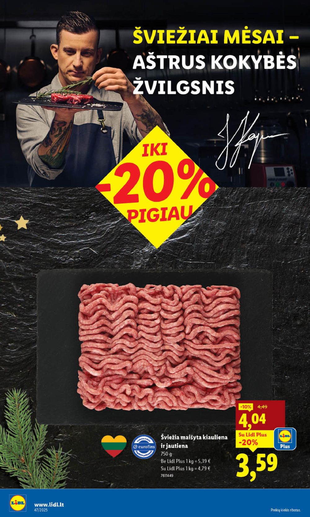 LIDL - Maisto prekių pasiūlymai (2025 11 17 - 2025 11 23) | 8