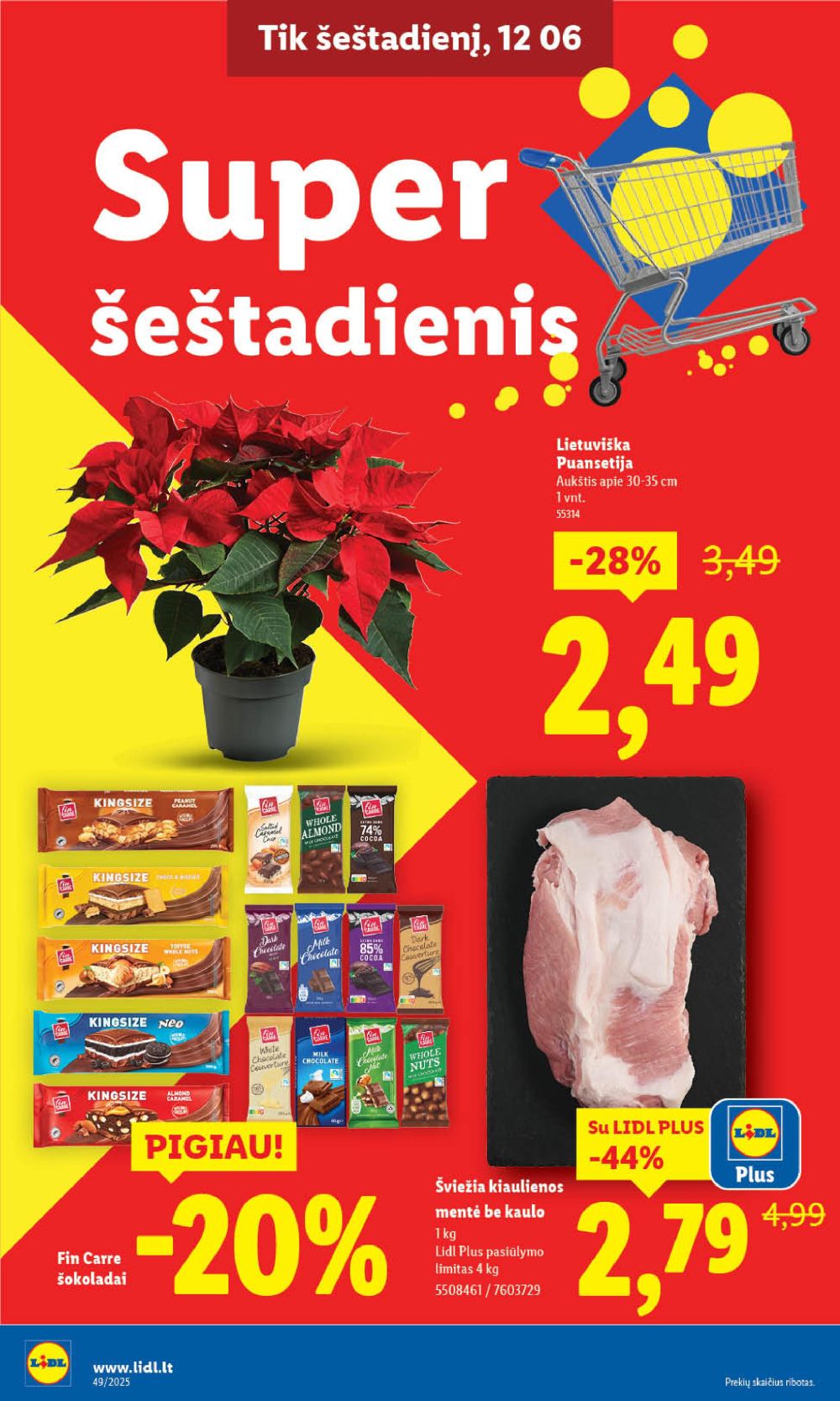 LIDL - Maisto prekių pasiūlymai (2025 12 04 - 2025 12 07) | 2