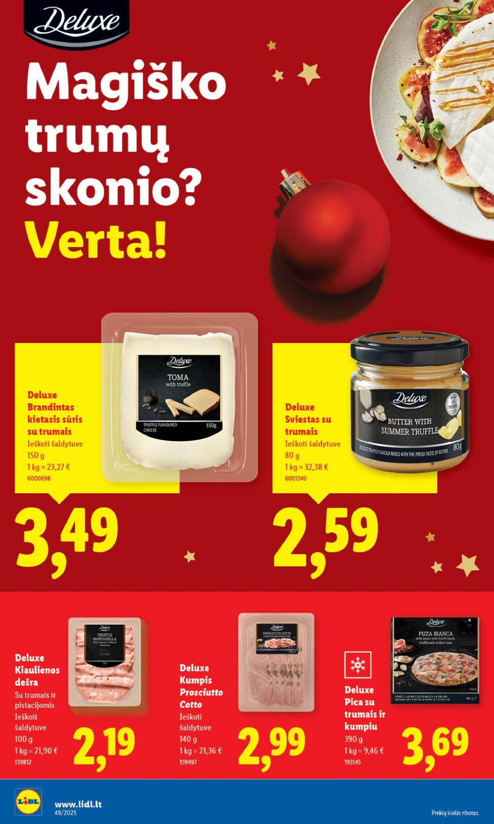 LIDL - Maisto prekių pasiūlymai (2025 12 04 - 2025 12 07) | 20