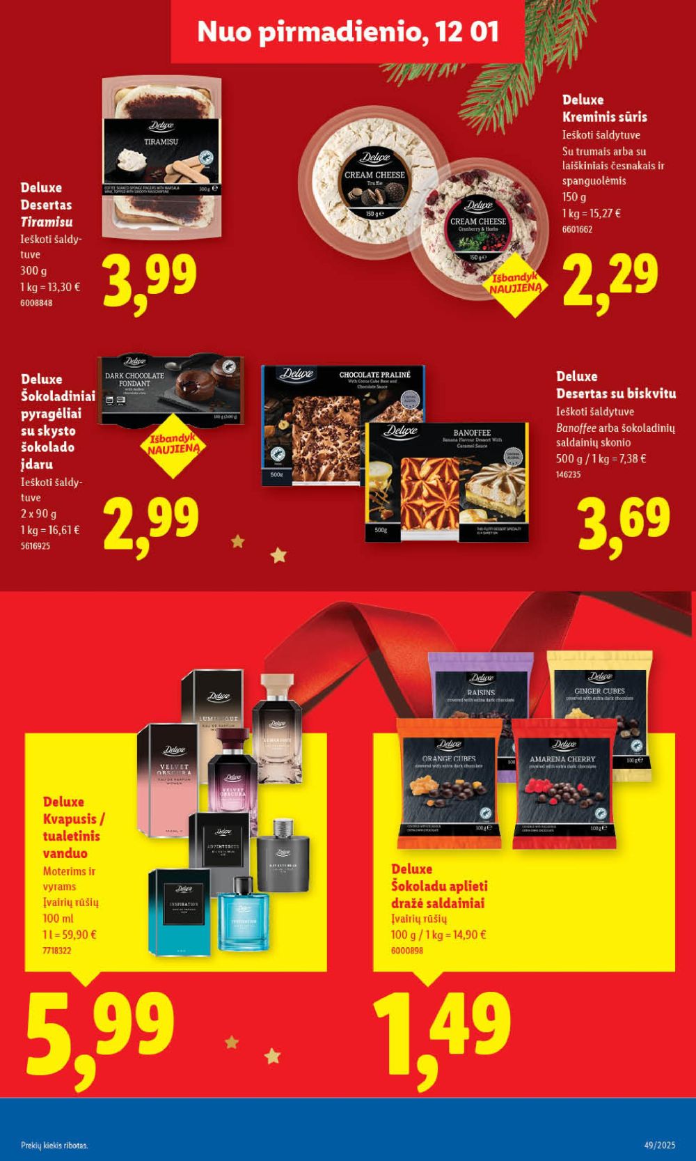 LIDL - Maisto prekių pasiūlymai (2025 12 04 - 2025 12 07) | 25