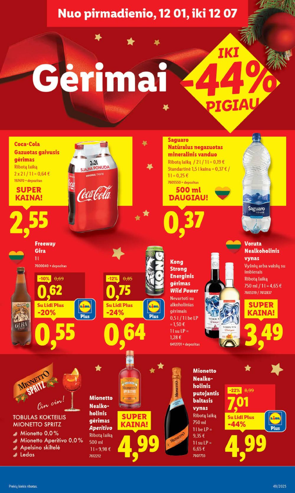 LIDL - Maisto prekių pasiūlymai (2025 12 04 - 2025 12 07) | 47