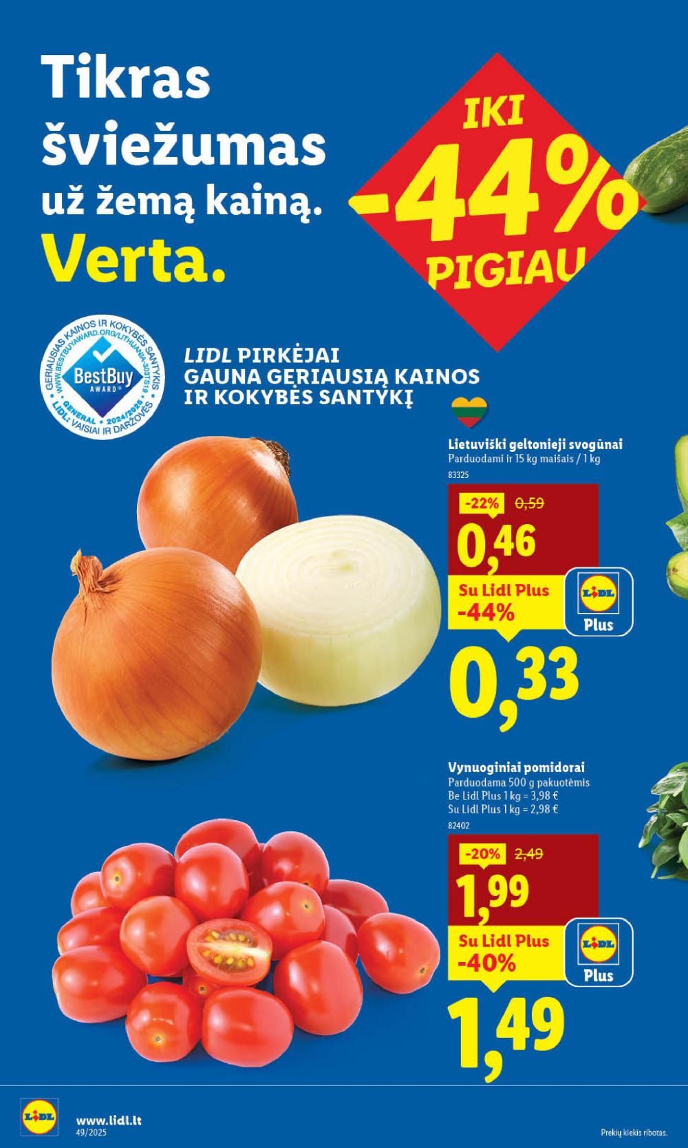 LIDL - Maisto prekių pasiūlymai (2025 12 04 - 2025 12 07) | 6