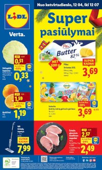 LIDL - Maisto prekių pasiūlymai (2025 12 04 - 2025 12 07)