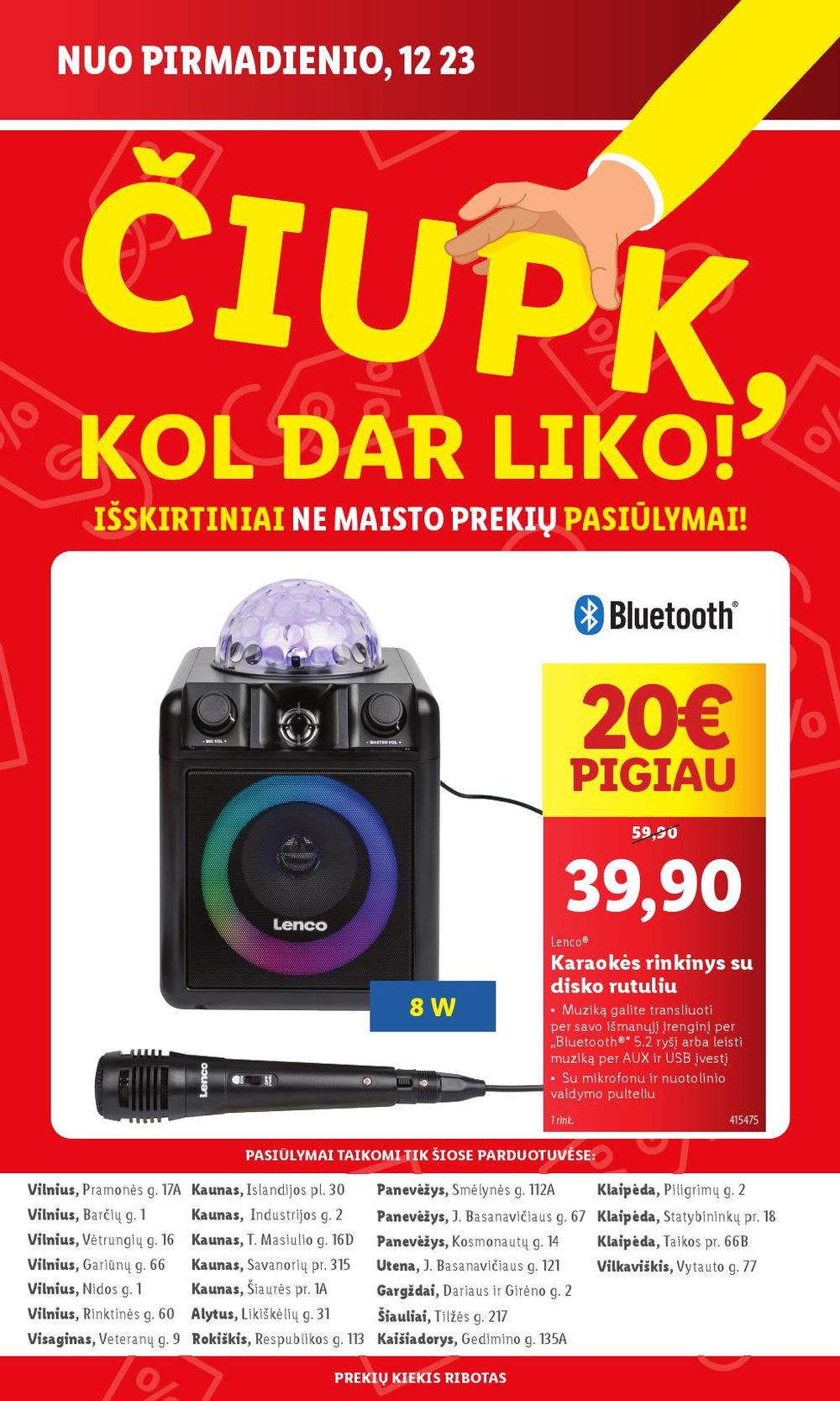 LIDL - Čiupk, kol dar liko! (2024 12 23 - 2024 12 29) | 1